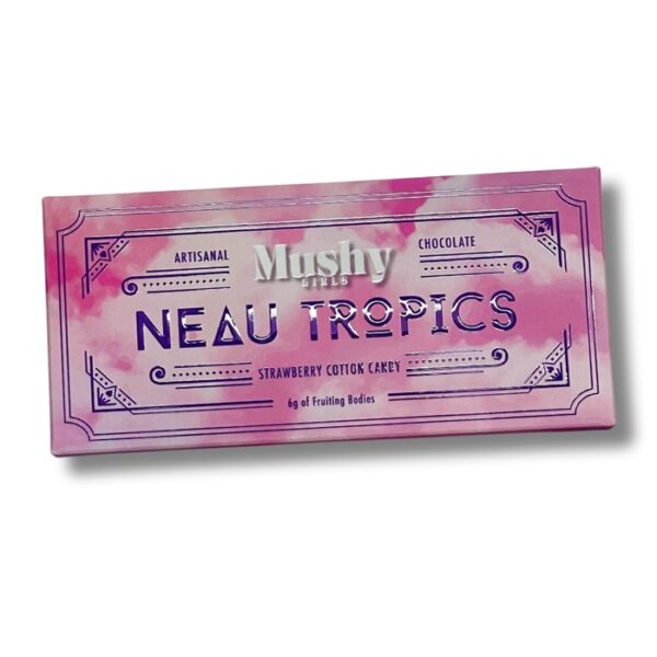 MushyGirls Strawberry Cotton Candy Magic Mushroom Chocolate Bar 6g – NeauTropics